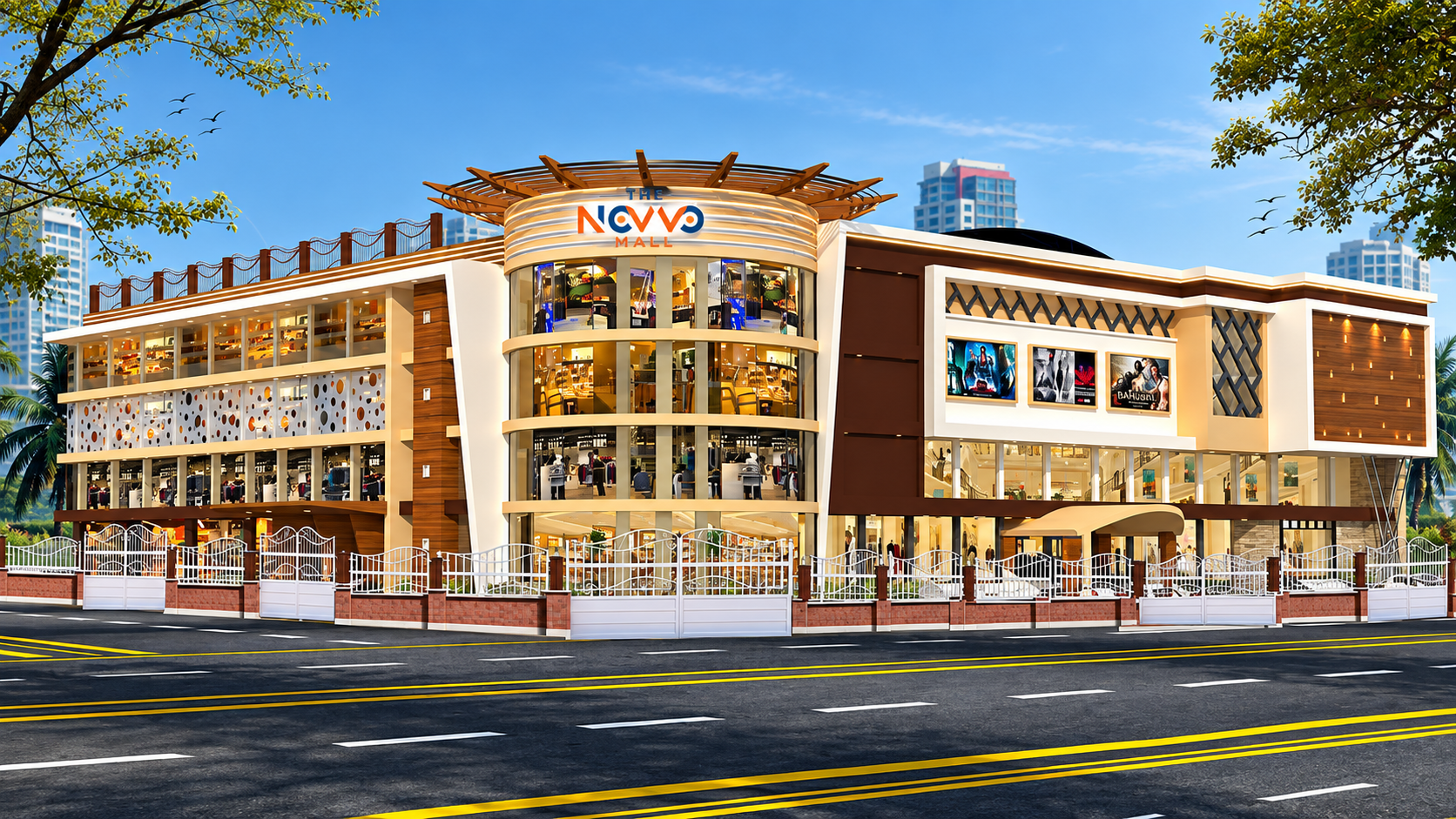 The Novvo Mall building rendering